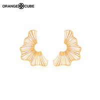 Orange Cube动物派对系列飞舞耳饰18k金耳钉Ins小众蝴蝶造型