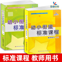 幼小衔接标准课程教师用书上册下册幼儿园教材指导手册全套2册老师教案晨曦早教拼音语文识字大班学前班书籍