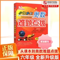[精选好书 ] 从课本到奥数难题点拨六年级全新升级版 小学6年级数学上册下册奥数思维拓展训练奥数教程题库练习题数学重难