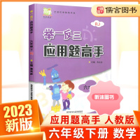 [精选好书 ] 小学奥数举一反三应用题高手六年级下册数学人教版 小学6年级应用题天天练强化训练课堂同步专项训练思维训练