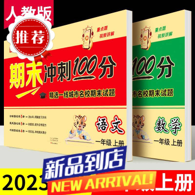 一年级上下册语文数学试卷全套人教版同步试卷期末100分冲刺试卷