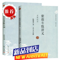 2册 紫微斗数讲义+安星法及推断实例 王亭之详解入门 斗数玄空系列 紫薇斗数入门书 全书解密书复旦