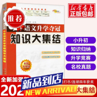 小升初知识大集结小学语文升学夺冠基础重点知识大全通用版小学生一二三四五六年级毕业升学系统总复习资料集 小升初知识大集结小