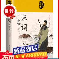 宋词三百首全集精装宋词鉴赏辞典 小学生必背初中古诗词文注释赏析传统文化国学启蒙中国古诗词大全一百首初