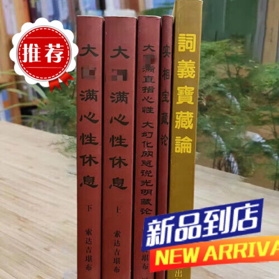 大 满心性休息十大 满直指心性-大幻化总说光明论+实相宝藏论十词义宝藏论 5本合集/另有单册出