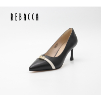 REBACCA瑞贝卡女鞋2020春款 通勤正装 烤漆高跟羊皮革女鞋 02J00404