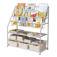 儿童书架简易书架落地置物架宝宝书架书柜玩具收纳架小书架绘本架