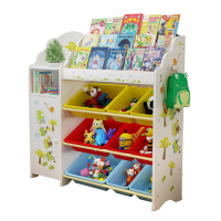 儿童玩具收纳架超大容量收纳整理置物架多层书架储物箱儿童收纳柜