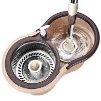 拖把杆旋转式免手洗通用家用自动甩水拖地一拖墩布桶地拖布净