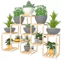 花架子室内实木落地式置物架多层阳台简易家用客厅多肉绿萝花盆架