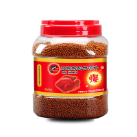 血鹦鹉鱼食增红鱼饲料发财地图鱼粮螺旋藻增红鹦鹉鱼罗汉金鱼饲料