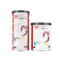 鱼食小颗粒热带鱼孔雀鱼通用型小型金鱼专用七彩神仙鱼斗鱼饲料微