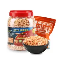 南极磷虾银龙鱼专用龙鱼饲料血鹦鹉罗汉发财热带鱼鱼食虾干鱼饲料