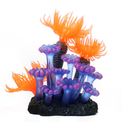 仿真海胆仿真海葵软体珊瑚水中布景鱼缸装饰水族箱造景装饰用品