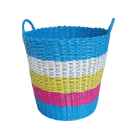 脏衣服收纳筐家用藤编篮子塑料编织篓洗衣桶玩具篮装放衣服的