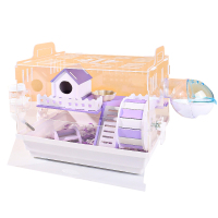 仓鼠笼子亚克力屋超大别墅金丝熊花枝专用大号饲养箱豪华小屋用品