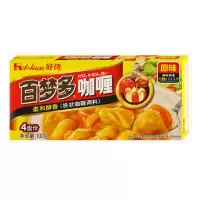 好侍百梦多咖喱块原味100g鸡肉饭料理包料酱日本日式家用黄咖喱块儿童