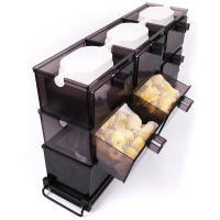 鱼缸上置过滤器抽屉式滴流盒水族箱上部过滤上虑盒滴流三合一鱼缸过滤盒