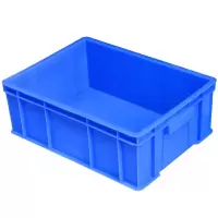 加厚周转箱塑料零件盒长方形塑料筐五金工具收纳盒平口物料元件盒螺丝配件
