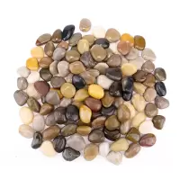 鹅卵石雨花石原石鱼缸花盆石小石子庭院装饰五彩石头铺地水培