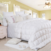 星级酒店布白鹅绒被芯 定制logo宾馆名宿冬季加厚加大全棉被子