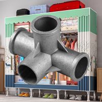 布衣柜钢管加粗加固布艺衣橱经济型全钢架简易衣柜收纳柜挂衣柜g