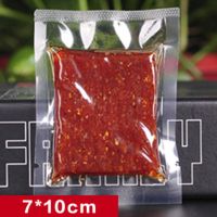 光面食品包装真空袋透明三边封保鲜抽气阿胶糕压缩袋厂家|光面7*10-16丝(100个)