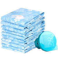 加厚真空压缩袋收纳袋特大号装棉被子衣服中小号送抽气泵|2只装送电泵 超大130*100