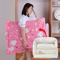 真空压缩袋特大中号电泵装棉被子衣物特大中号行李打包收纳整理袋|优质款.（60*40cm） 3只装：手泵