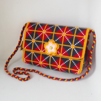 立体十字绣毛线绣纸巾收纳盒大号包手包钱包拎挎包套件