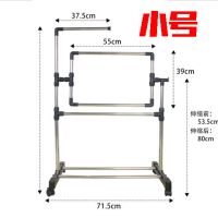 高底随意调超厚大号绣架不锈钢十字绣架可调立式十字绣框架子绣绷|小号不锈钢绣架