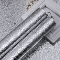 自粘防水厨房防油贴纸耐高温灶台用橱柜油烟墙贴防潮铝箔锡纸加厚|橘皮纹60cm宽 10米(送美工刀+刮板)