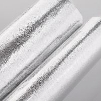 加厚厨房防油防水耐高温铝箔贴纸自粘墙纸壁橱柜家用桌面防潮墙贴|加厚银花藤 2米长*80厘米宽