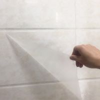加厚厨房防油防水耐高温铝箔贴纸自粘墙纸壁橱柜家用桌面防潮墙贴|透明防油贴（店长推荐） 1米长*60厘米宽