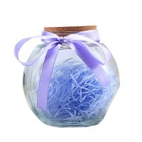 星星瓶大号花鼓许愿瓶漂瓶透明玻璃瓶幸运星瓶情人生日礼物|中号可装520颗星星