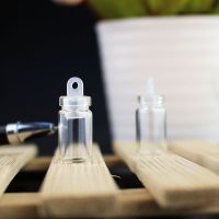 只透明塑料盖小玻璃瓶迷你吊坠瓶礼品diy小瓶子木塞许愿瓶|50只11*22MM玻璃瓶(塑料塞)