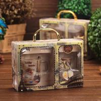 生日端午国庆小礼物送男女生 创意闪光许愿瓶玻璃杯套装发光礼盒