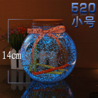 生日礼物玻璃瓶许愿瓶520星星瓶幸运星木塞男女瓶子漂瓶星空瓶|小号520