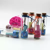 星座漂瓶迷你木塞小号玻璃瓶子许愿瓶创意生日礼物送同学小礼品|铁艺星座许愿瓶 1只体验装+礼品袋