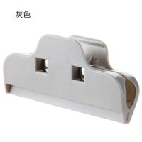 家用食品保鲜防潮密封夹咖啡零食封口夹塑料袋封口夹茶叶奶粉夹子|灰色 10个装