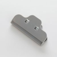 零食封口夹子塑料食物密封夹保鲜食品调料奶粉袋茶叶防潮封口夹|灰色 一个装【收藏店铺优先发货】