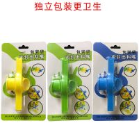 食品出料嘴封口夹密封夹奶粉调料袋装零食防潮防漏保鲜封口神器|黄蓝绿3个装(送1个普通密封夹) 出料嘴大号