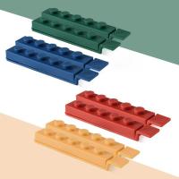 食品封口夹保鲜密封夹家用厨房零食夹防潮大号积木封口神器|马卡龙色系8个装