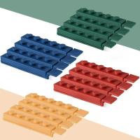 食品封口夹保鲜密封夹家用厨房零食夹防潮大号积木封口神器|马卡龙色系16个装