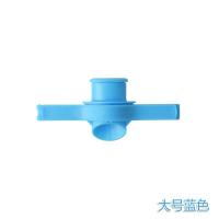 食品袋封口夹厨房塑料袋密封夹奶粉出料嘴零食夹子防潮封口条神器|蓝色3个装