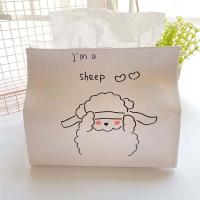 ins风韩国可爱小熊纸巾套可折叠车载防水耐脏抽纸盒少女心泰迪|捂眼小羊 10厘米以下