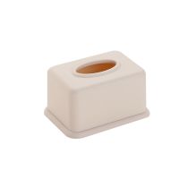 创意纸巾盒家用简约北欧客厅茶几塑料长方形抽纸盒餐巾纸收纳盒子|米黄 小长方(收藏优先发货)