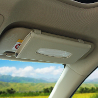 车载纸巾盒挂式天窗遮阳板车上内纸巾盒汽车抽纸盒车用|米色 马自达标