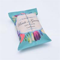 亚麻纸巾套布艺 简约客厅餐厅纸巾袋餐巾纸抽纸巾盒车用|蓝欧花