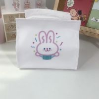 ins风纸巾套学生pu皮可爱卡通桌面家用抽纸韩国小熊纸巾盒纸巾抽|开心兔子